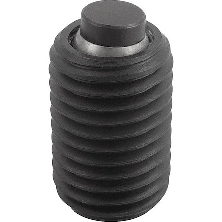 Kipp Self-Aligning Pads With O-Ring, Form:C Carbon Steel, Interchangable Insert, Comp:Tool Steel K0291.124X040